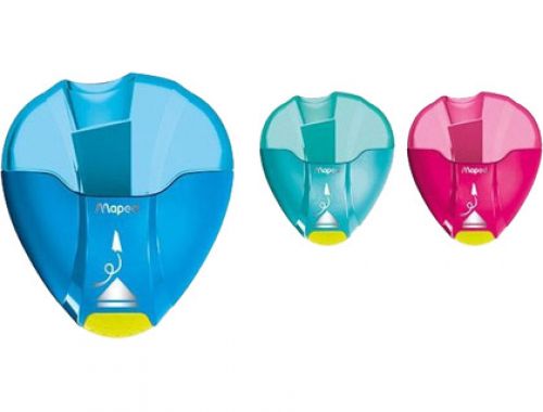 Apara lapis maped plastico i-gloo 1 uso com deposito cores sortidas , Maped , 67813 , 13154140327115
